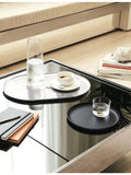 Alessi small round steel tray 23cm - British product