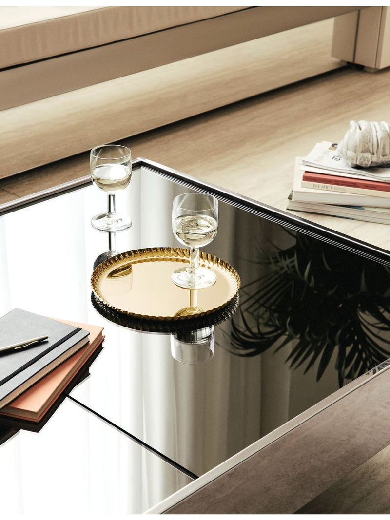 Alessi Pleats small stainless steel tray 23cm - British product
