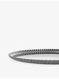 Alessi Pleats large stainless steel tray 31cm, UK version
