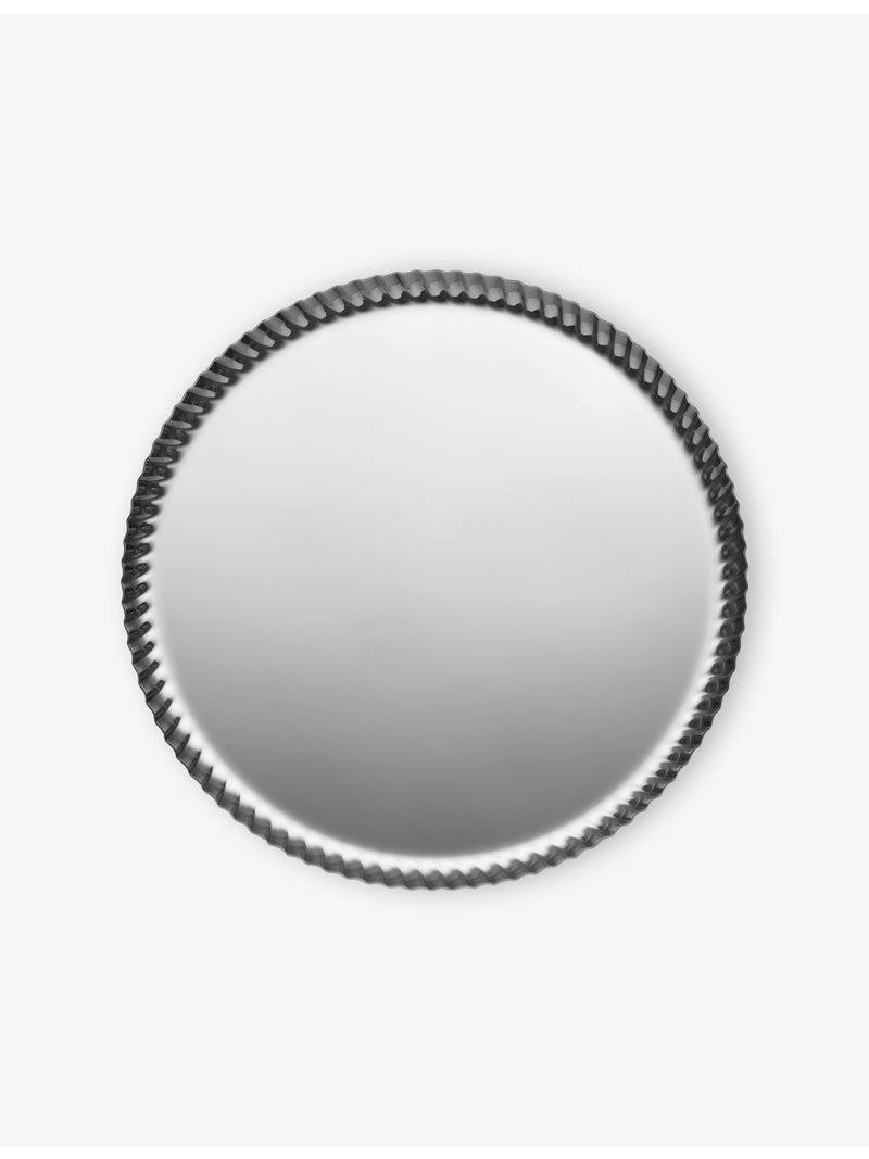 Alessi Pleats large stainless steel tray 31cm, UK version