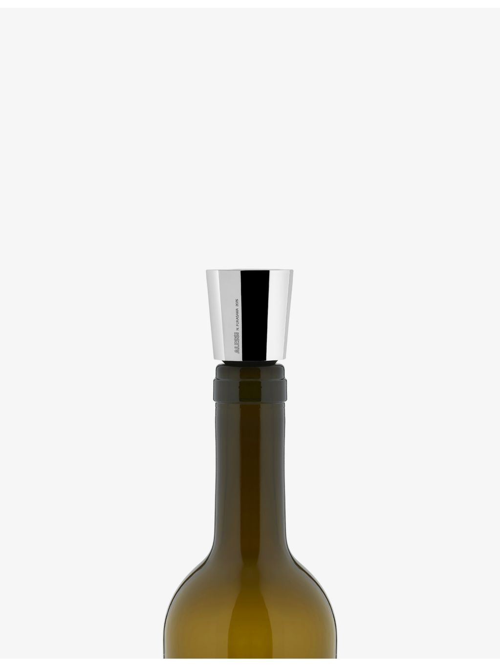 Alessi Eugenia chrome-plated steel wine stopper (British brand)