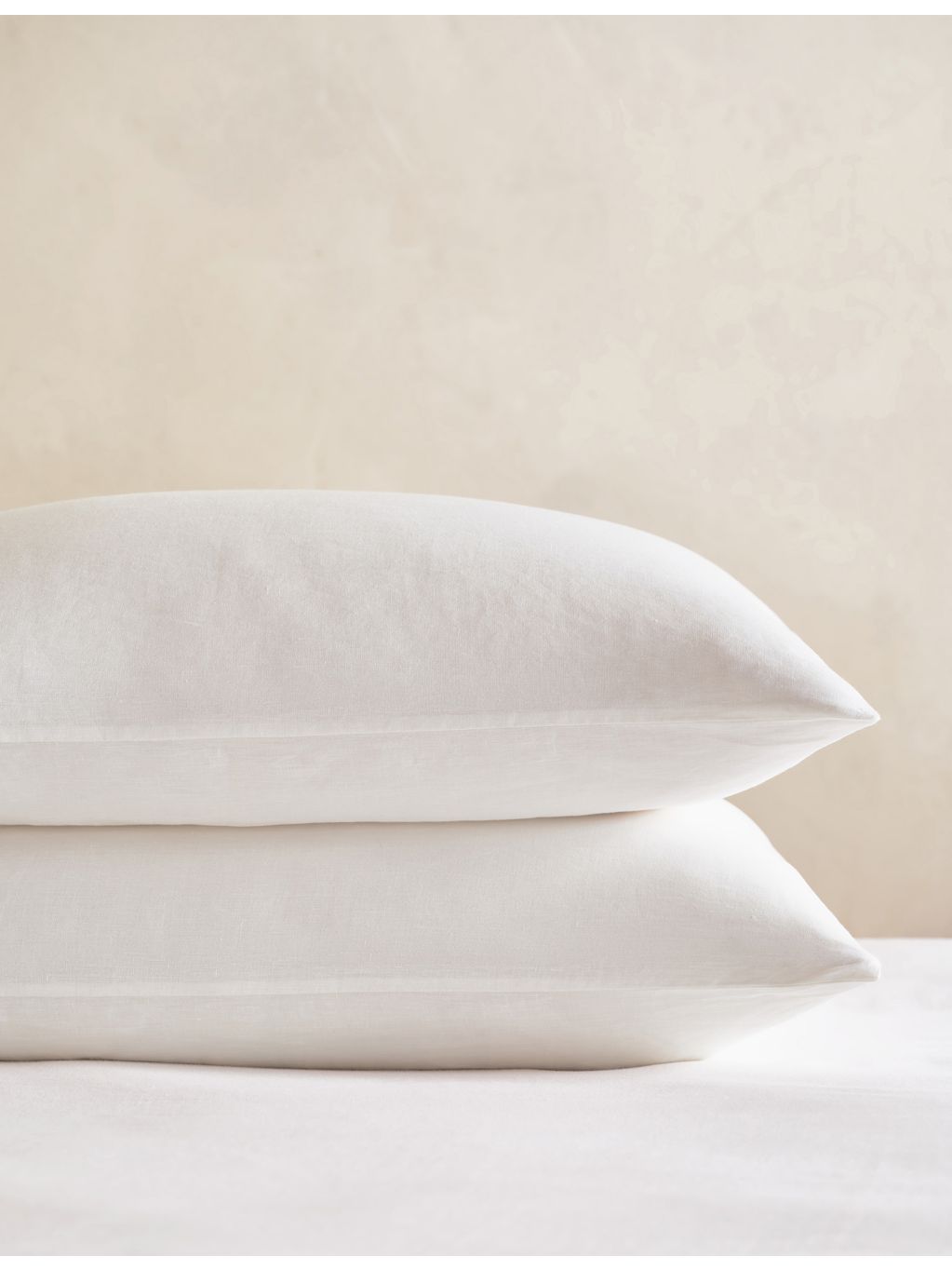 The White Company pure linen pillowcases, Oxford border, imported from the UK