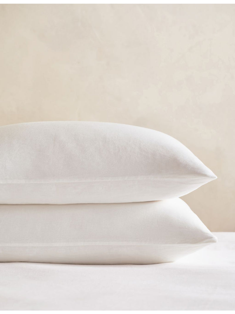 The White Company pure linen pillowcases, Oxford border, imported from the UK