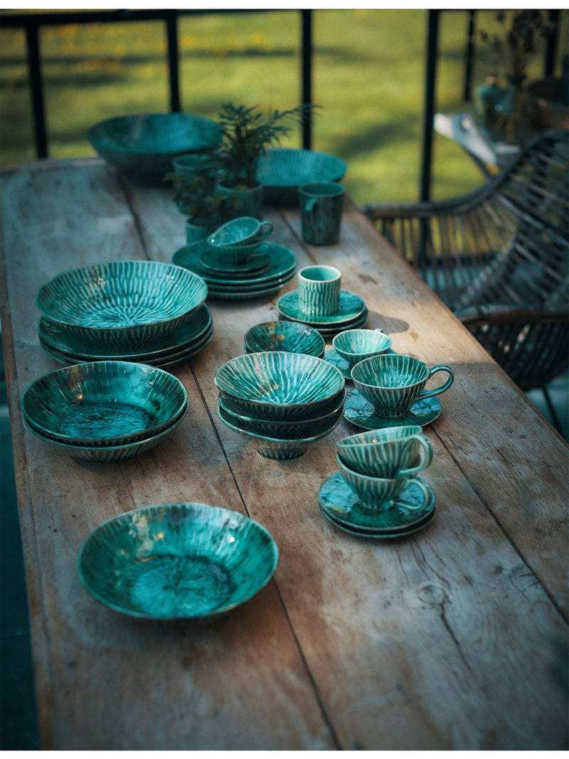 Serax stoneware salad bowl Verde Lanza 30cm, UK version