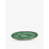 Serax Lanza stoneware cappuccino saucer, imported from the UK