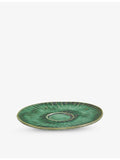 Serax Lanza stoneware cappuccino saucer, imported from the UK