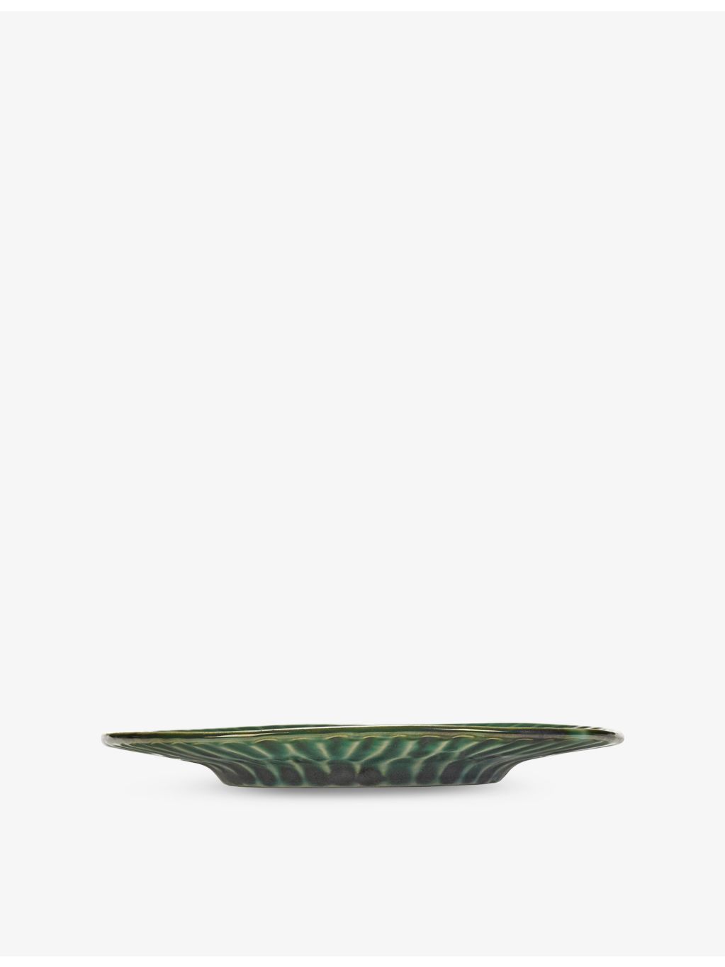 Serax Lanza stoneware cappuccino saucer, imported from the UK