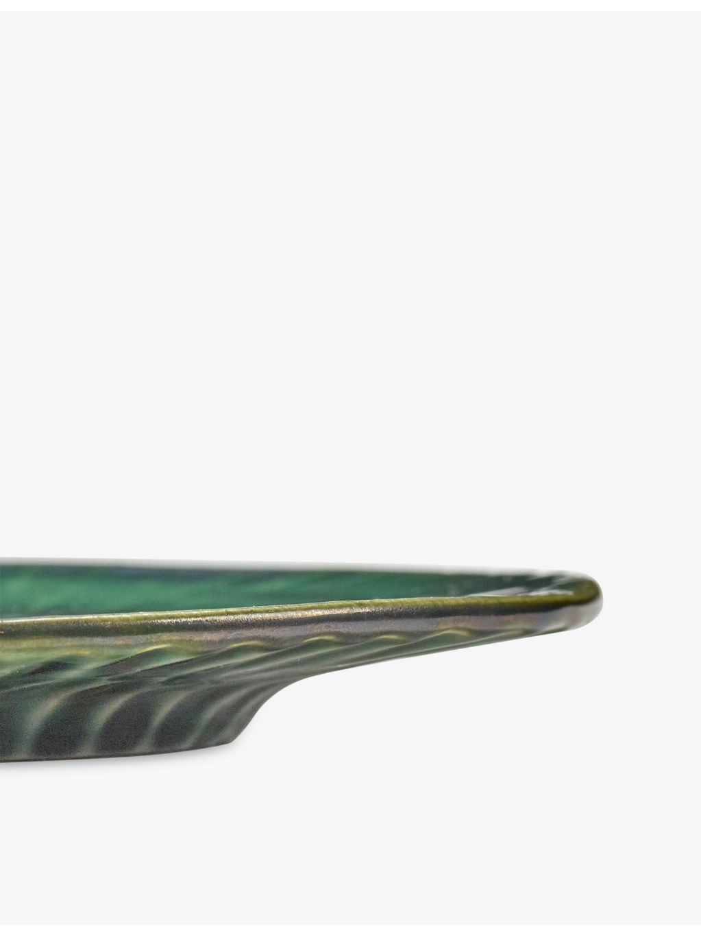 Serax Lanza stoneware cappuccino saucer, imported from the UK