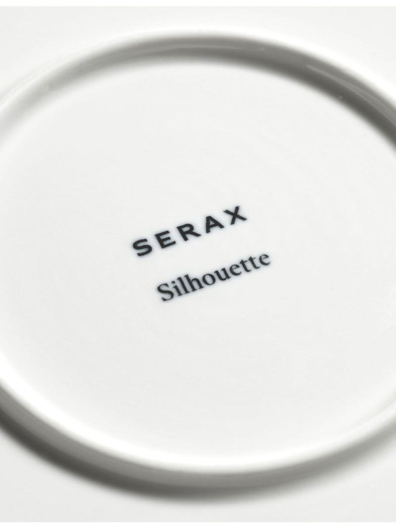 Serax Silhouette porcelain plate, imported from the UK