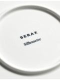 Serax Silhouette porcelain plate, imported from the UK