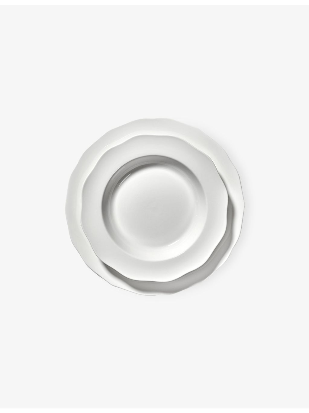 Serax Silhouette porcelain pasta plate 22cm - British product