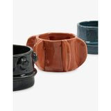 Serax Molly stoneware tealight holders set of three, imported from the UK