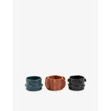 Serax Molly stoneware tealight holders set of three, imported from the UK
