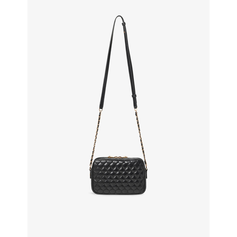 Aspinal of London Alice quilted leather cross-body bag, imported from the UK