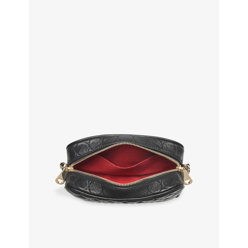 Aspinal of London Alice quilted leather cross-body bag, imported from the UK