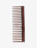 Charlotte Mensah Duafe wide tooth comb, hand-carved wood, UK version