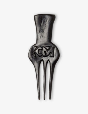 Charlotte Mensah Duafe afro pik comb hand-carved ebony, UK version