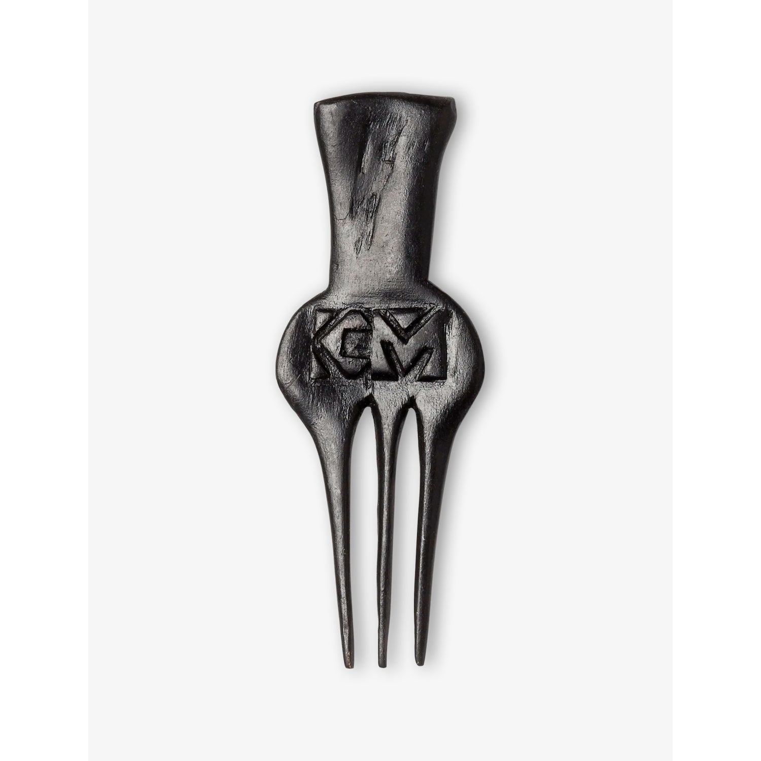 Charlotte Mensah Duafe afro pik comb hand-carved ebony, UK version