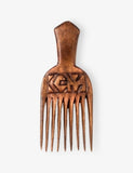 Charlotte Mensah Duafe wooden afro comb, UK version