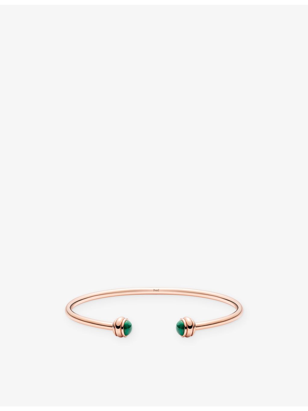 Piaget 18ct rose gold malachite bangle - British product