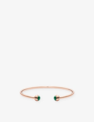 Piaget Possession 18ct Rose-Gold and Malachite Bangle