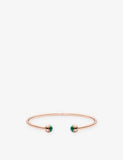 Piaget Possession 18ct Rose-Gold and Malachite Bangle