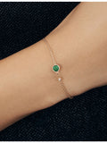 Piaget Possession malachite diamond bracelet 18ct rose gold, imported from the UK