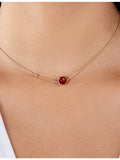 Piaget Possession rose-gold carnelian diamond necklace, imported from the UK