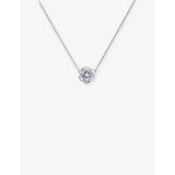 Piaget Rose 18ct white gold diamond pendant necklace, UK version