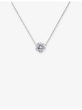 Piaget Rose 18ct white gold diamond pendant necklace, UK version