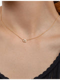 Piaget Rose 18ct rose gold diamond pendant necklace, imported from the UK