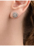 Piaget Rose diamond stud earrings 0.45ct, imported from the UK