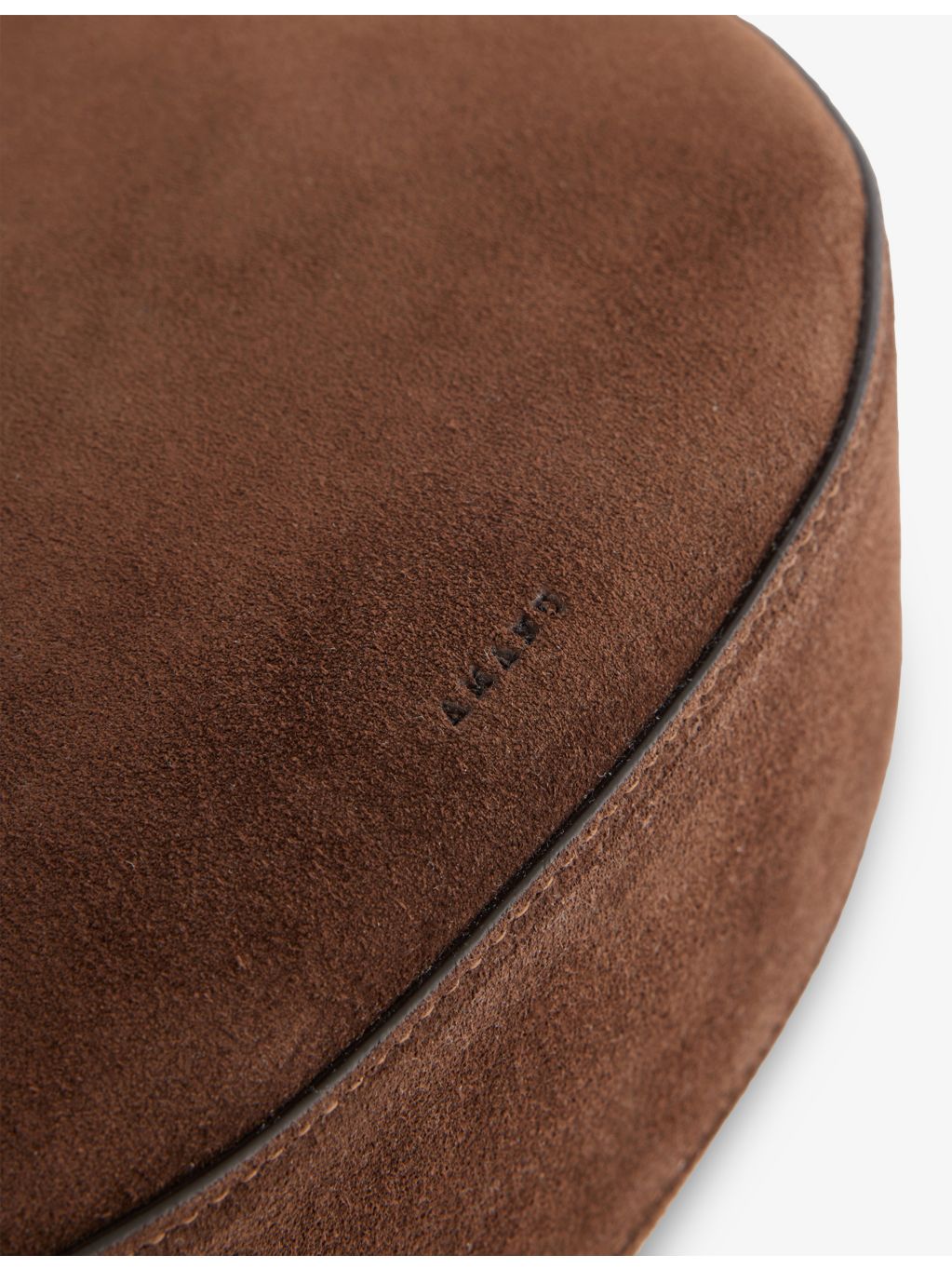 AMANU Zambia suede pouchette with handle strap, UK version