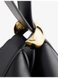AMANU Zambia leather pouchette with suede finish - British product