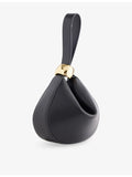 AMANU Zambia leather pouchette with suede finish - British product