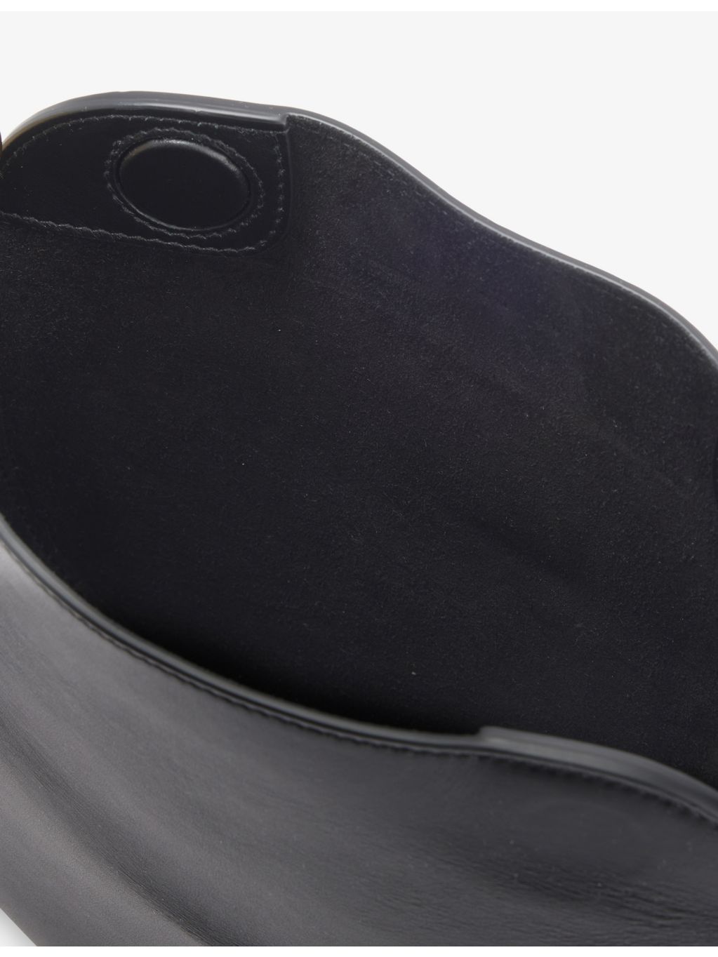 AMANU Zambia leather pouchette with suede finish - British product