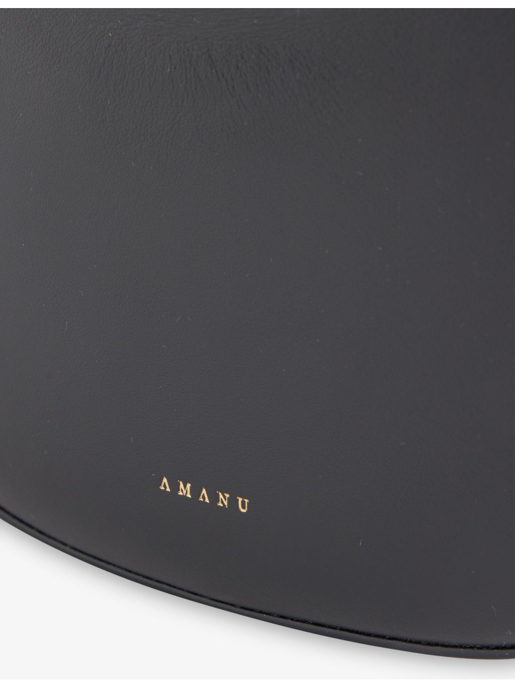 AMANU Zambia leather pouchette with suede finish - British product