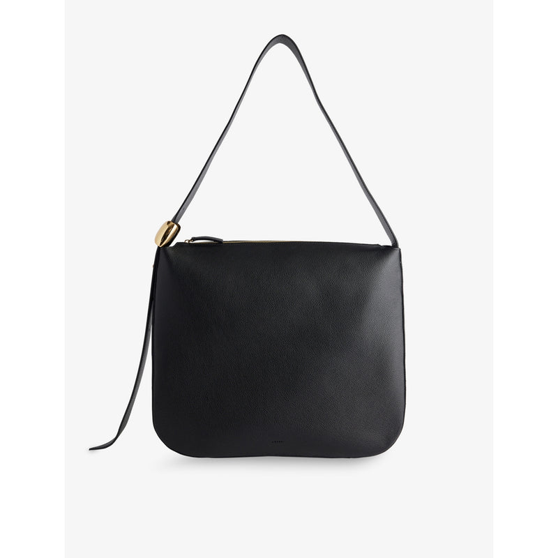 The Zambia Suede Tote Bag - BLACK