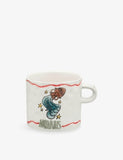 Anna + Nina zodiac stoneware mug 500ml, hand-painted design - British product