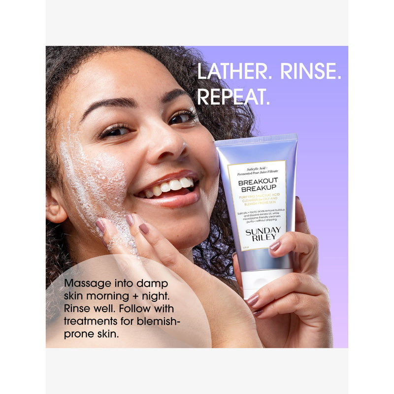 Sunday Riley Breakout Breakup Salicylic Cleanser 150ml - British product