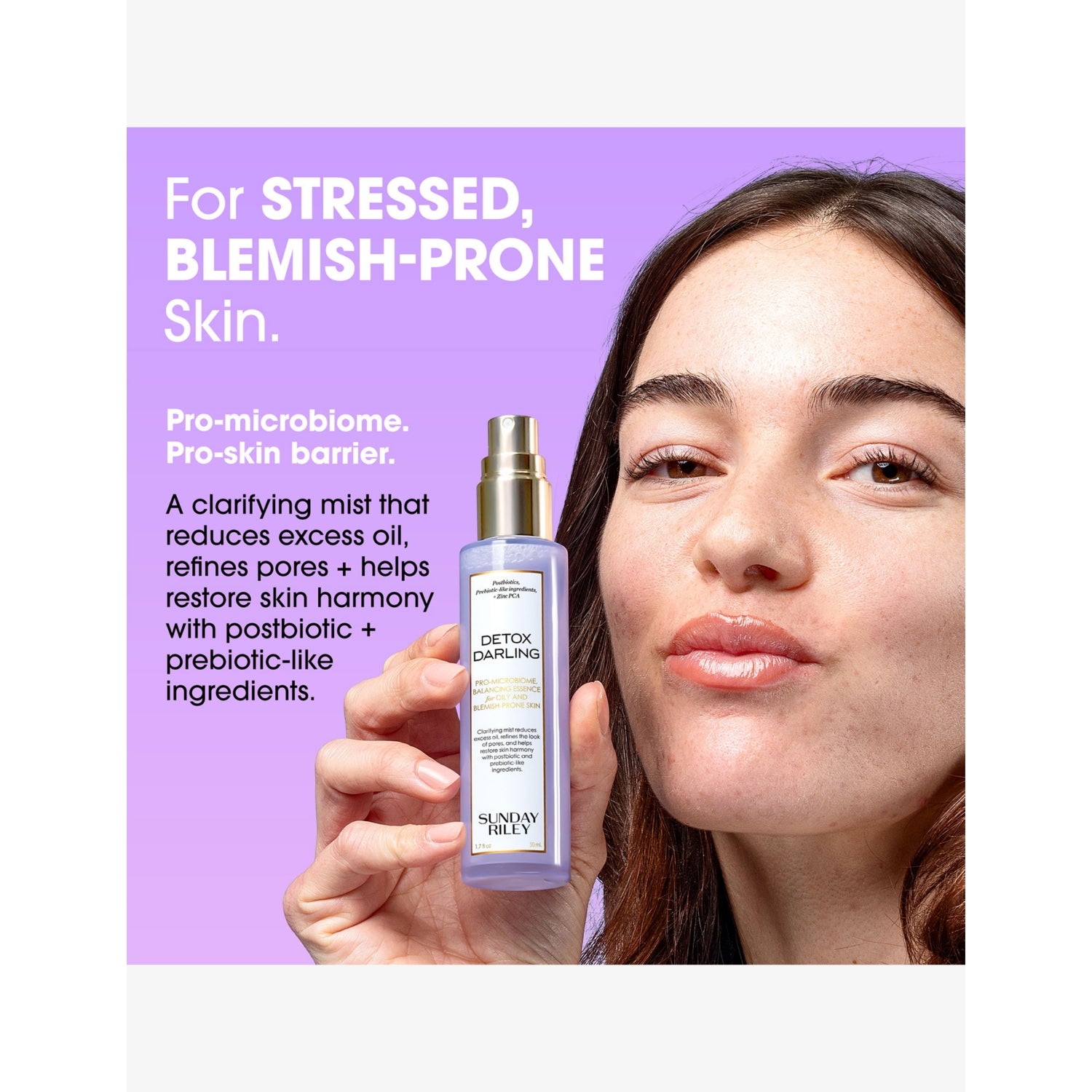 Sunday Riley Detox Darling balancing toner 50ml, UK version