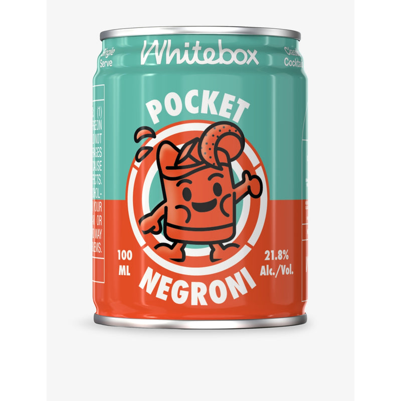Whitebox Cocktails Pocket Negroni 4 x 100ml - British product
