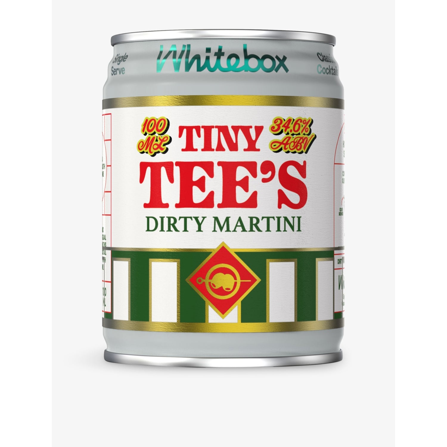 Tiny Tee's dirty martini 4 x 100ml - British product