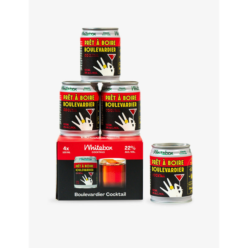 Whitebox Cocktails Boulevardier ready-to-drink cocktail 4 x 100ml (British brand)