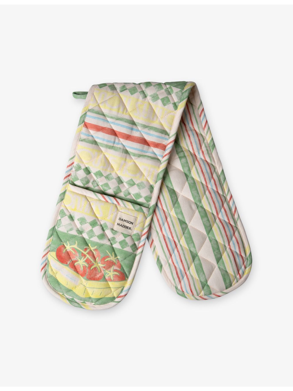 Damson Madder double cotton oven glove 28cm, imported from the UK