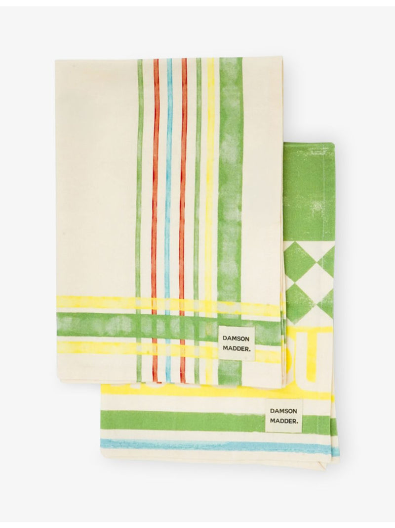 Damson Madder Nonna House tea towel set, imported from the UK