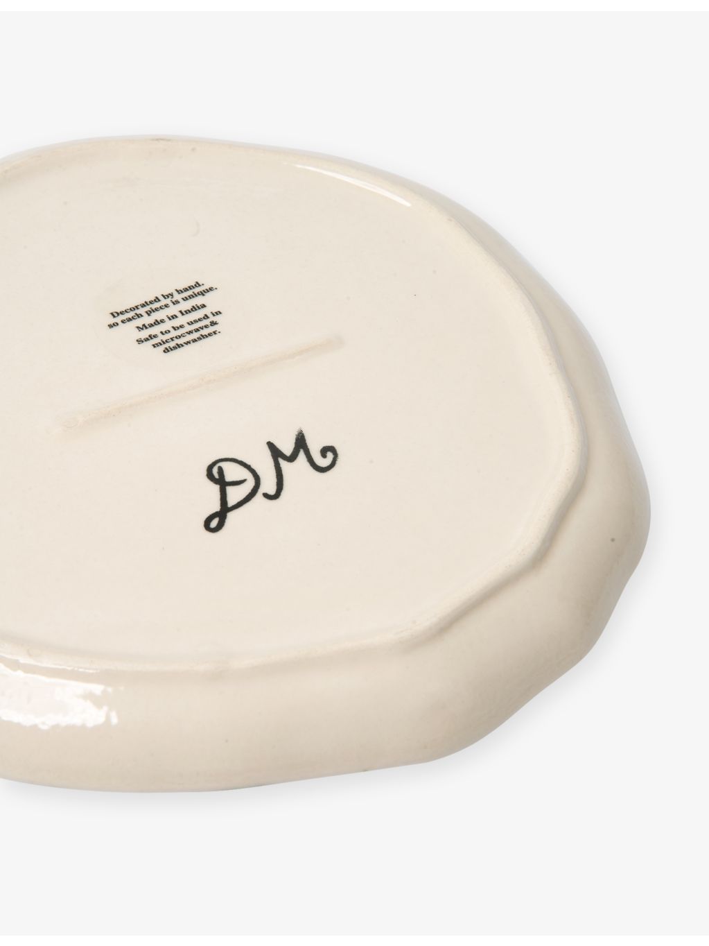 Damson Madder Harlequin Tomato ceramic plates set of two - British product