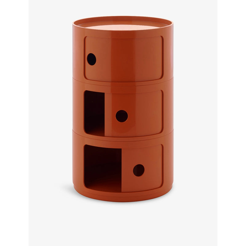 Kartell Componibili Big three-drawer ABS storage unit, imported from the UK
