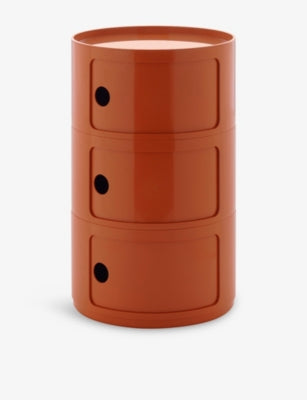 Kartell Componibili Big three-drawer ABS storage unit, imported from the UK