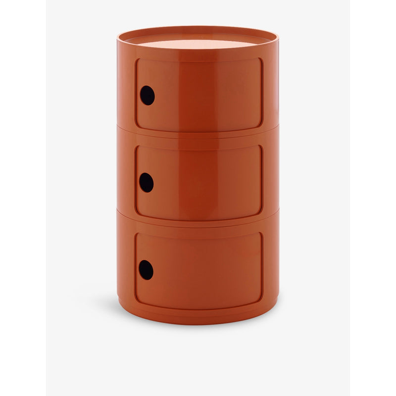 Kartell Componibili Big three-drawer ABS storage unit, imported from the UK